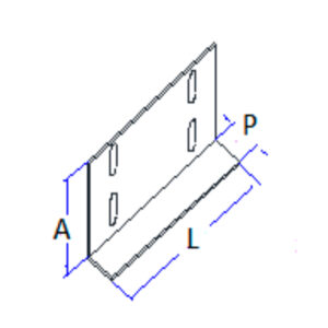ECLISA ANGULO 100 GALVANIZADA