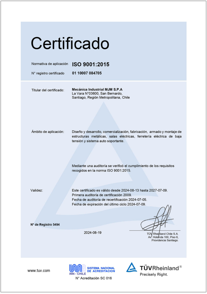 CERTIFICADO ISO 2CON TRAZO